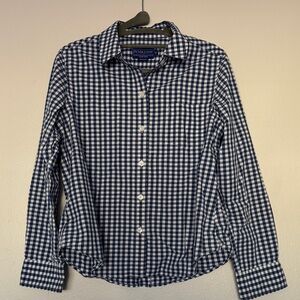 Pendleton Navy and White Gingham Shirt